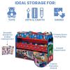 imageDelta Children Deluxe MultiBin Toy Organizer with Storage Bins  Greenguard Gold Certified GreyBlue BinsDisney Mickey Mouse