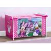 imageDelta Children Minnie Mouse Toy Box with Retractable Fabric Top PinkMinnie Mouse