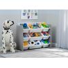 imageDelta Children MySize 9 Bin Plastic Toy Organizer  Greenguard Gold Certified GreyGrey