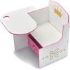 imageDelta Children Chair Desk With Storage Bin Disney FrozenPrincess Crown