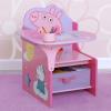 imageDelta Children Chair Desk with Storage Bin  Ideal for Arts ampamp Crafts Snack Time Homeschooling Homework ampamp More Peppa PigPeppa Pig