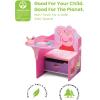 imageDelta Children Chair Desk with Storage Bin  Ideal for Arts ampamp Crafts Snack Time Homeschooling Homework ampamp More Peppa PigPeppa Pig