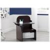 imageDelta Children MySize Chair Desk with Storage Bin  Greenguard Gold Certified NavyDark Chocolate
