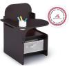 imageDelta Children MySize Chair Desk with Storage Bin  Greenguard Gold Certified NavyDark Chocolate