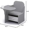 imageDelta Children MySize Chair Desk with Storage Bin  Greenguard Gold Certified NavyGrey