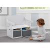imageDelta Children MySize Kids Convertible Activity Bench  Greenguard Gold Certified GreyBianca White