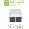 imageDelta Children MySize Kids Convertible Activity Bench  Greenguard Gold Certified GreyBianca White
