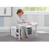 imageDelta Children MySize Kids Convertible Activity Bench  Greenguard Gold Certified GreyBianca White