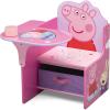 imageDelta Children Chair Desk with Storage Bin  Ideal for Arts ampamp Crafts Snack Time Homeschooling Homework ampamp More Peppa PigPeppa Pig