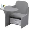 imageDelta Children MySize Chair Desk with Storage Bin  Greenguard Gold Certified NavyGrey