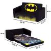 imageBatman Cozee FlipOut Sofa  2in1 Convertible Sofa to Lounger for Kids by Delta ChildrenBatman