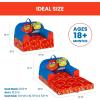 imageDelta Children  Blippi Cozee Buddy FlipOut Kids Chair BlueCars