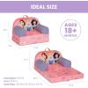 imageDelta Children  Blippi Cozee Buddy FlipOut Kids Chair BlueDisney Princess