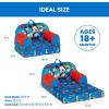 imageDelta Children  Blippi Cozee Buddy FlipOut Kids Chair BlueMickey Mouse