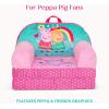 imageDelta Children  Blippi Cozee Buddy FlipOut Kids Chair BluePeppa Pig
