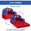imageDelta Children  Blippi Cozee Buddy FlipOut Kids Chair BlueSpidey and His Amazing Friends