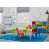 imageDelta Children Kids Table and Chair Set 4 Chairs Included NaturalPrimaryNaturalPrimary Colors