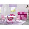 imageDelta Children Kids Table and Chair Set 4 Chairs Included NaturalPrimaryWhitePink