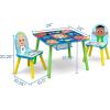 imageDelta Children Kids Table and Chair Set with Storage 2 Chairs Included  Greenguard Gold Certified  Ideal for Arts ampamp Crafts Snack Time Homeschooling Homework ampamp More CoComelonCocomelon