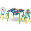 imageDelta Children Kids Table and Chair Set with Storage 2 Chairs Included  Greenguard Gold Certified  Ideal for Arts ampamp Crafts Snack Time Homeschooling Homework ampamp More CoComelonCocomelon