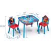 imageDelta Children Kids Table and Chair Set with Storage 2 Chairs Included  Greenguard Gold Certified  Ideal for Arts ampamp Crafts Snack Time Homeschooling Homework ampamp More CoComelonMulti Color