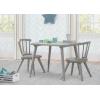 imageDelta Children Windsor Kids Wood Table Chair Set 2 Chairs Included  Ideal for Arts ampamp Crafts Snack Time Homeschooling Homework ampamp More Greenguard Gold Certified GreyGrey