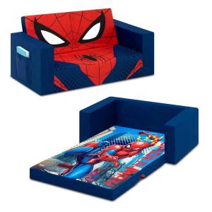 imageBatman Cozee FlipOut Sofa  2in1 Convertible Sofa to Lounger for Kids by Delta ChildrenSpiderMan