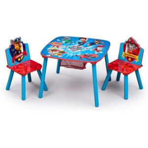 imageDelta Children Kids Table and Chair Set with Storage 2 Chairs Included  Greenguard Gold Certified  Ideal for Arts ampamp Crafts Snack Time Homeschooling Homework ampamp More CoComelonMulti Color