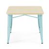 imageDelta Children Bistro 2Piece Chair Set Aqua MetalNatural BirchAqua With Natural Birch