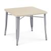 imageDelta Children Bistro 2Piece Chair Set Aqua MetalNatural BirchGrey With Natural Birch