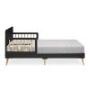 imageDelta Children Logan Wood Toddler Bed Greenguard Gold Certified Midnight GreyNaturalMidnight GreyNatural