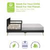 imageDelta Children Logan Wood Toddler Bed Greenguard Gold Certified Midnight GreyNaturalMidnight GreyNatural