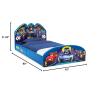 imageDelta Children Minions Upholstered Twin Bed BlueBatman Batwheels
