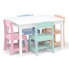 imageDelta Children MySize Kids Table with 4 Chairs Bianca WhitePastelBianca WhitePastel