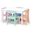 imageDelta Children MySize Kids Table with 4 Chairs Bianca WhitePastelBianca WhitePastel