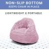 imageDelta Children Snuggle Foam Filled Chair Toddler Size for Kids Up to 6 Years Old Pink
