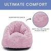 imageDelta Children Snuggle Foam Filled Chair Toddler Size for Kids Up to 6 Years Old Pink