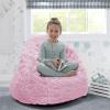 imageDelta Children Snuggle Foam Filled Chair Toddler Size for Kids Up to 6 Years Old Pink