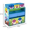 imageDisney Frozen II 6 Bin Design and Store Toy Organizer by Delta Children Greenguard Gold CertifiedBaby Shark