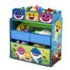 imageDisney Frozen II 6 Bin Design and Store Toy Organizer by Delta Children Greenguard Gold CertifiedBaby Shark
