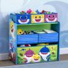 imageDisney Frozen II 6 Bin Design and Store Toy Organizer by Delta Children Greenguard Gold CertifiedBaby Shark
