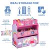 imageDisney Frozen II 6 Bin Design and Store Toy Organizer by Delta Children Greenguard Gold CertifiedPeppa Pig Unicorn