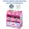 imageDisney Frozen II 6 Bin Design and Store Toy Organizer by Delta Children Greenguard Gold CertifiedPeppa Pig Unicorn