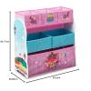 imageDisney Frozen II 6 Bin Design and Store Toy Organizer by Delta Children Greenguard Gold CertifiedTrolls World Tour