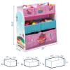 imageDisney Frozen II 6 Bin Design and Store Toy Organizer by Delta Children Greenguard Gold CertifiedTrolls World Tour