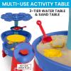 imagePAW Patrol Water Table by Delta Children  3Tier Water Table with 11Piece Toy Set BlueSpidey and His Amazing Friends