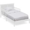 imageDelta Children Collins Wood Toddler Bed Greenguard Gold Certified Midnight GreyBianca White