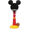 imageDelta Children Disney Mickey Mouse Plastic Basketball Set  Includes Basketball Hoop 1 Basketball and Ball Pump RedBlackMickey Mouse