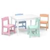 imageDelta Children MySize Kids Table with 4 Chairs Bianca WhitePastelBianca WhitePastel