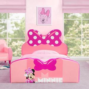 imageDelta Children Minions Upholstered Twin Bed BlueMinnie Mouse